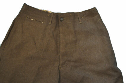 Special 18 oz. Olive Drab 33 Serge Wool Field Trousers