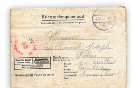 kriegsgefangenenpost Lettre réponse