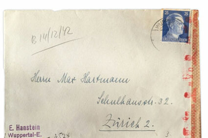 Enveloppe postale censurée – Allemagne, 1942